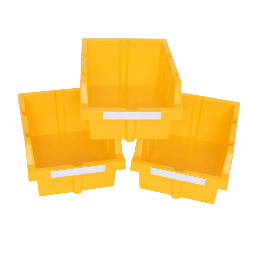 Seville Classics WEB407 contenitori gialli medi 3 pezzi plastica