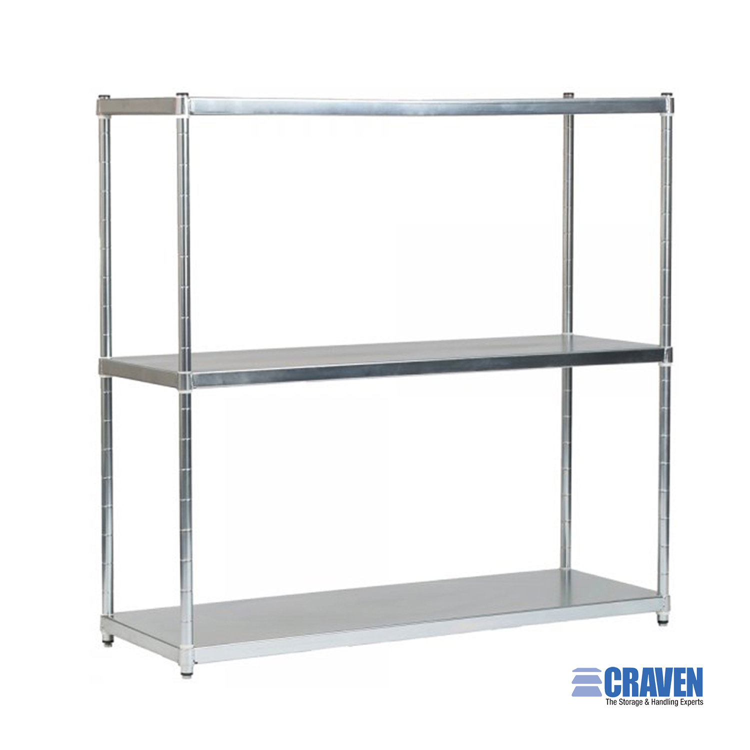 Craven SSM scaffale inox ripiani pieni