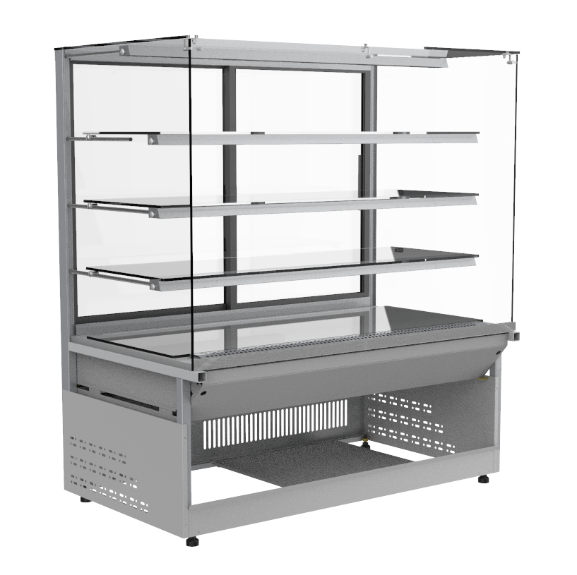 Cebea Estera 950 vetrina pasticceria plug-in bianca 97 cm
