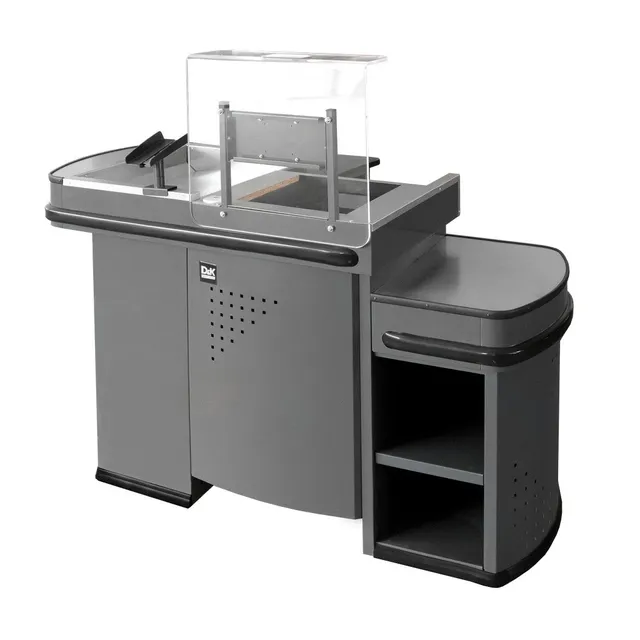 DK Mini BKD-1470 banco cassa 147 cm grafite sinistra