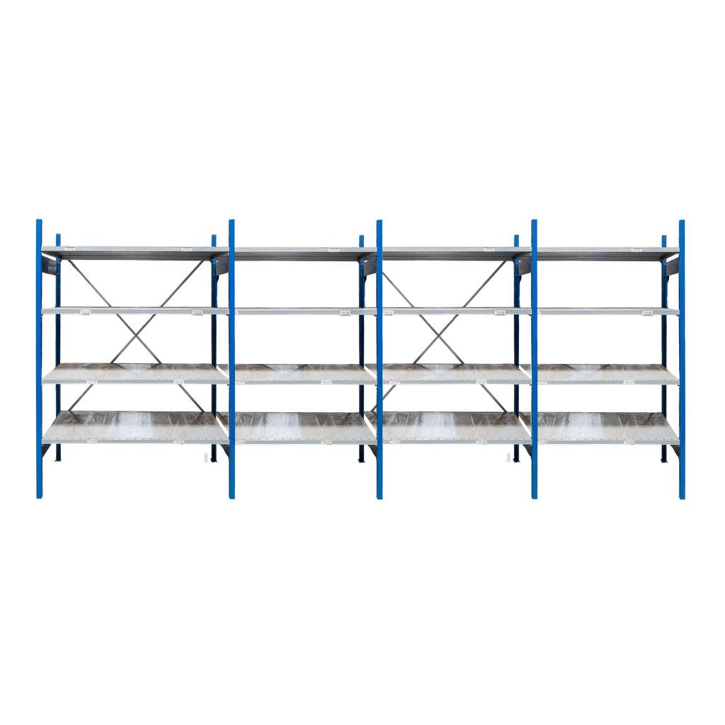 Stow scaffale magazzino 16 ripiani 534x60x200 cm