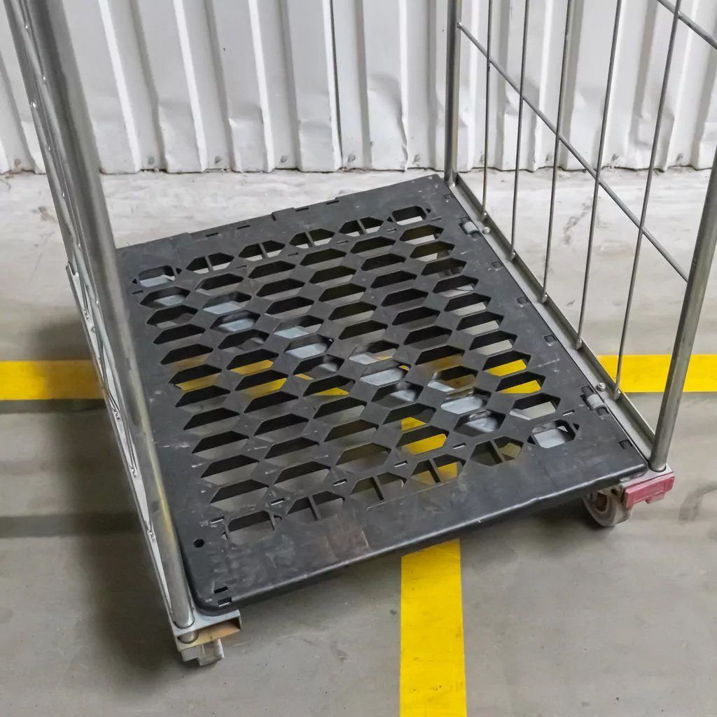 Rollkontener Rollcage carrello roll nero portata 500 kg