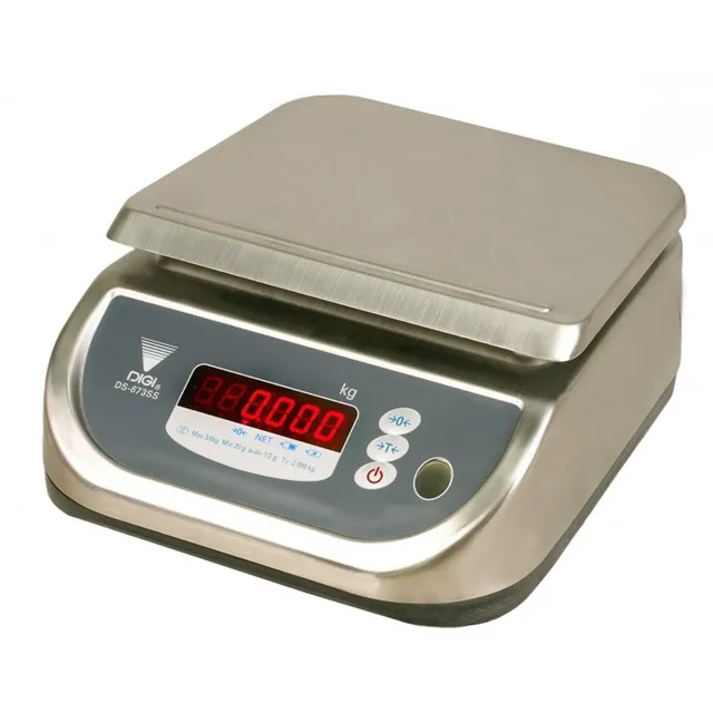 DIGI DS-673SS Bilancia da Banco 15 kg Inox IP68 Omologata