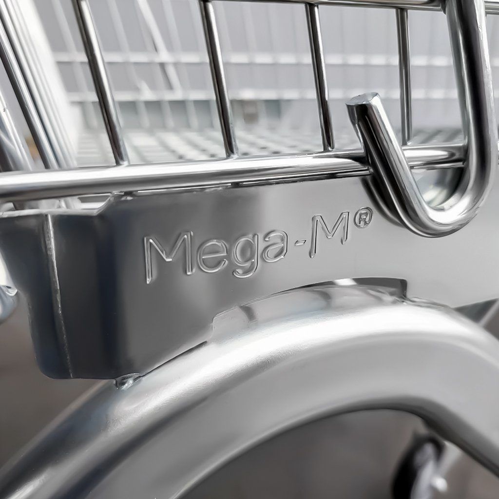 Mega-M YR 240L carrello spesa 240 litri set 10 pz zincato