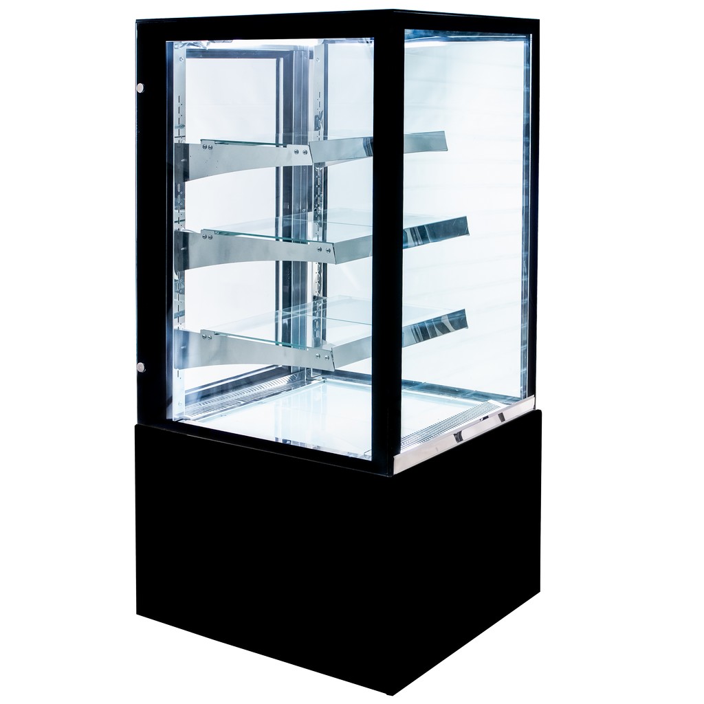 Mega-M Elsa S60 vetrina refrigerata pasticceria nera 3 ripiani