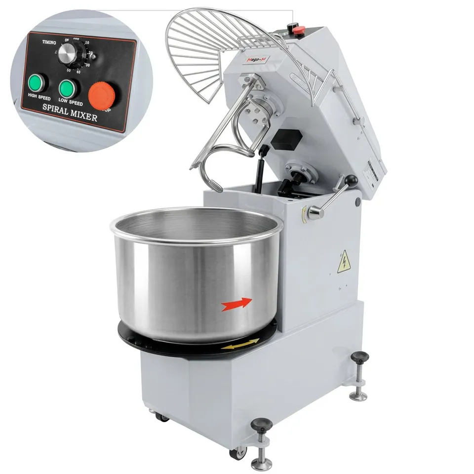 Mega-M msUC 40.15.2200 impastatrice spirale 40 L 15 kg 2 velocita