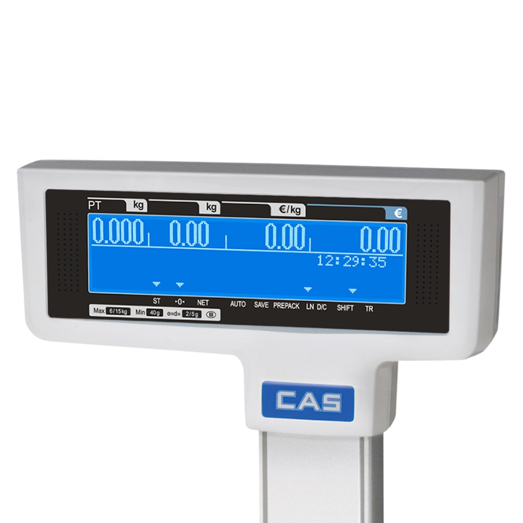 CAS CL5200N 15P bilancia etichettatrice WIFI a colonna