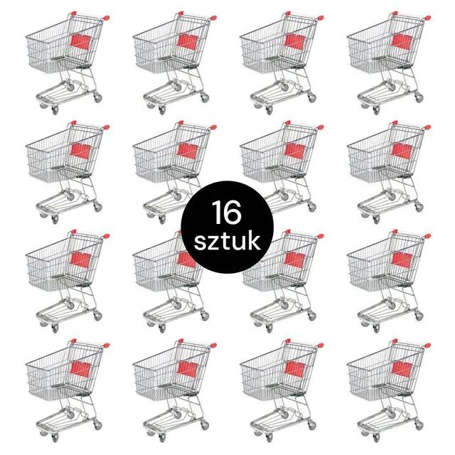 Produs Classic 100L carrello spesa 50cm set 16 pezzi 100kg