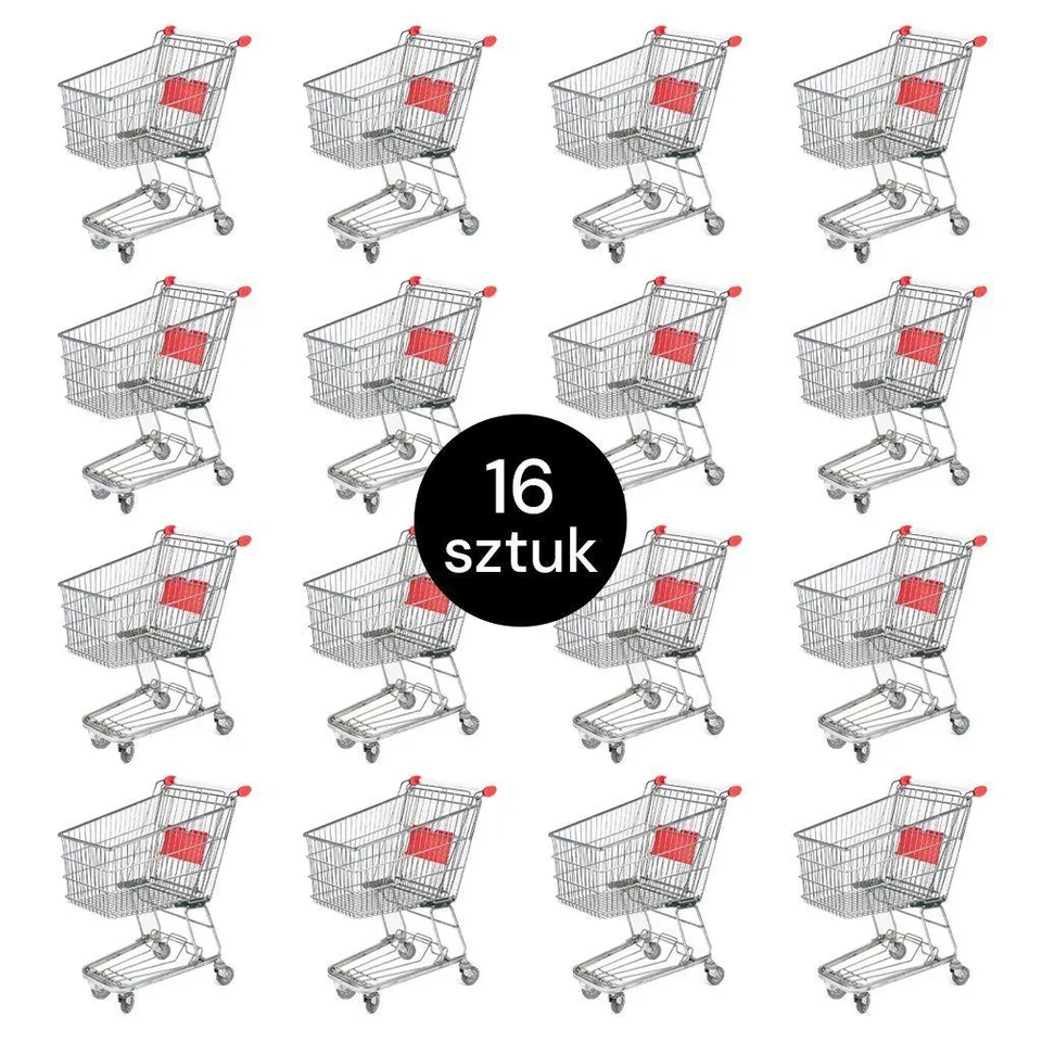 Produs Classic 100L carrello spesa 50cm set 16 pezzi 100kg