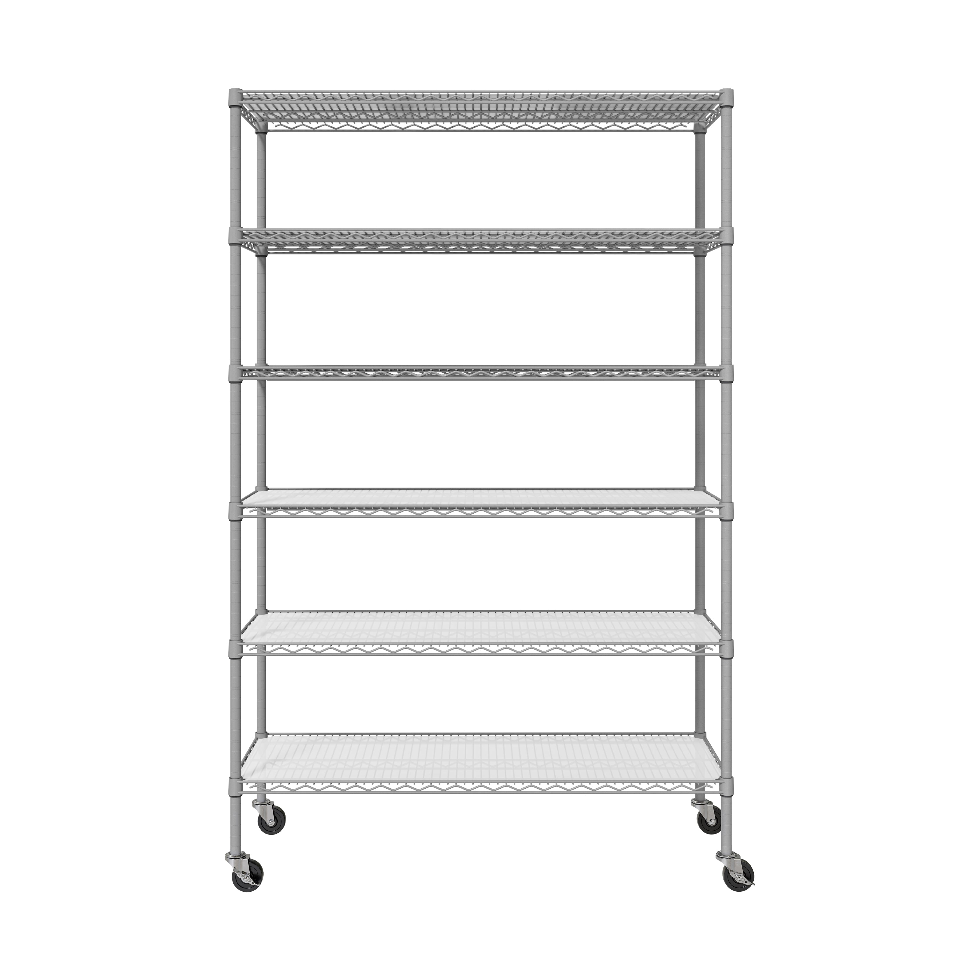Seville Classics UltraDurable scaffale metallo 6 ripiani 122 cm