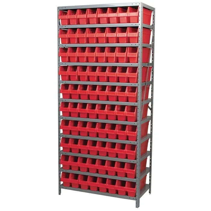 Akro-Mils AS1879048 scaffale acciaio 11 ripiani 80 box