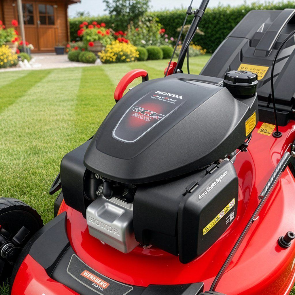 Werkberg Garden rasaerba a scoppio 56 cm Honda 200cc trazionato