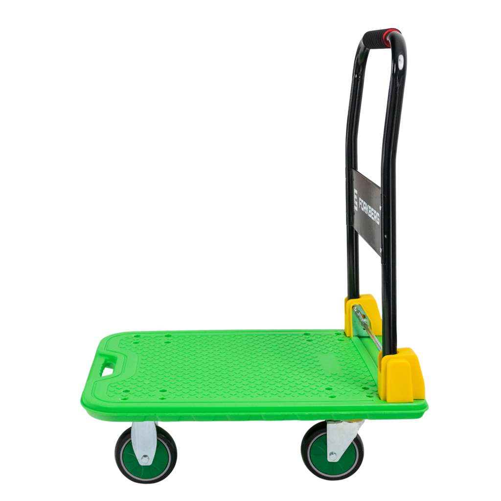 FORKBERG carrello piattaforma pieghevole 300 kg verde