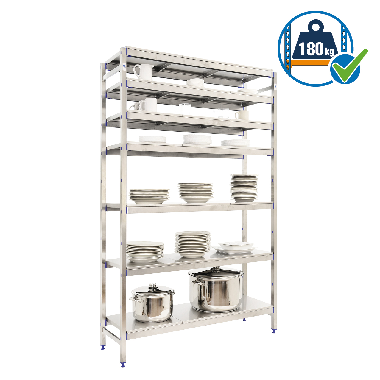 Simonrack SimonInox SS 7 scaffale inox 7 ripiani