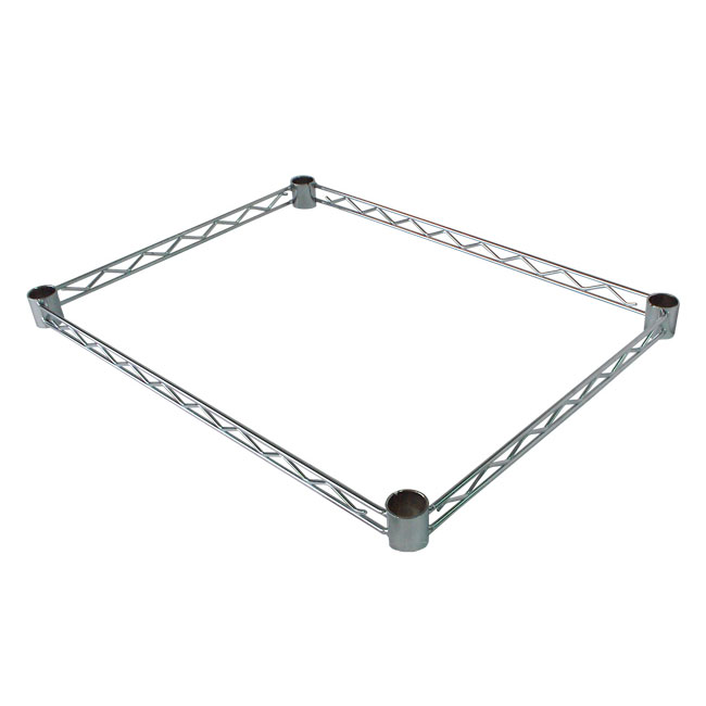 Agosistem Cornice per Scaffale Filo Cromato 35x75 cm