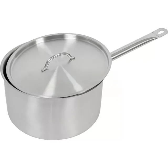 Mega-M Pentola 8L 26x15 cm Inox con Coperchio