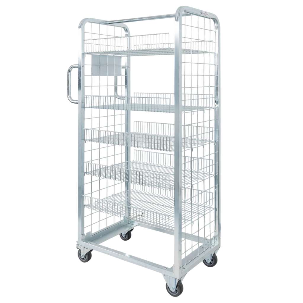 Forkberg Sortus carrello a ripiani 5 ripiani 150 kg zincato