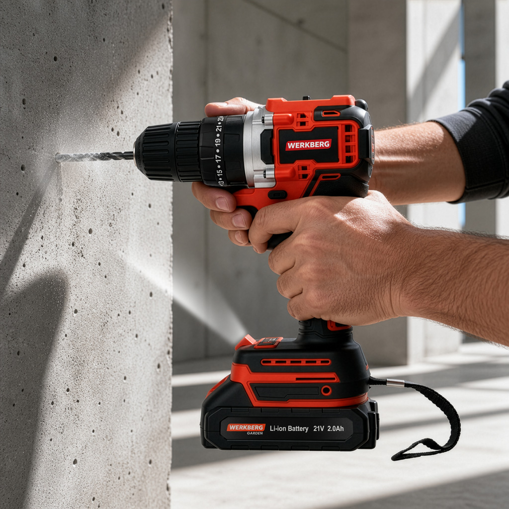 Werkberg WKRKQ101 Avvitatore Batteria 2x2.0Ah