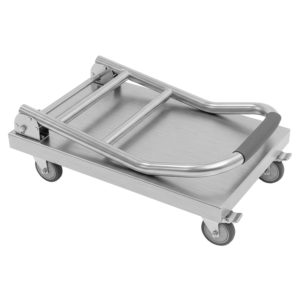 Mega-M X carrello trasporto inox 73x47x89 cm