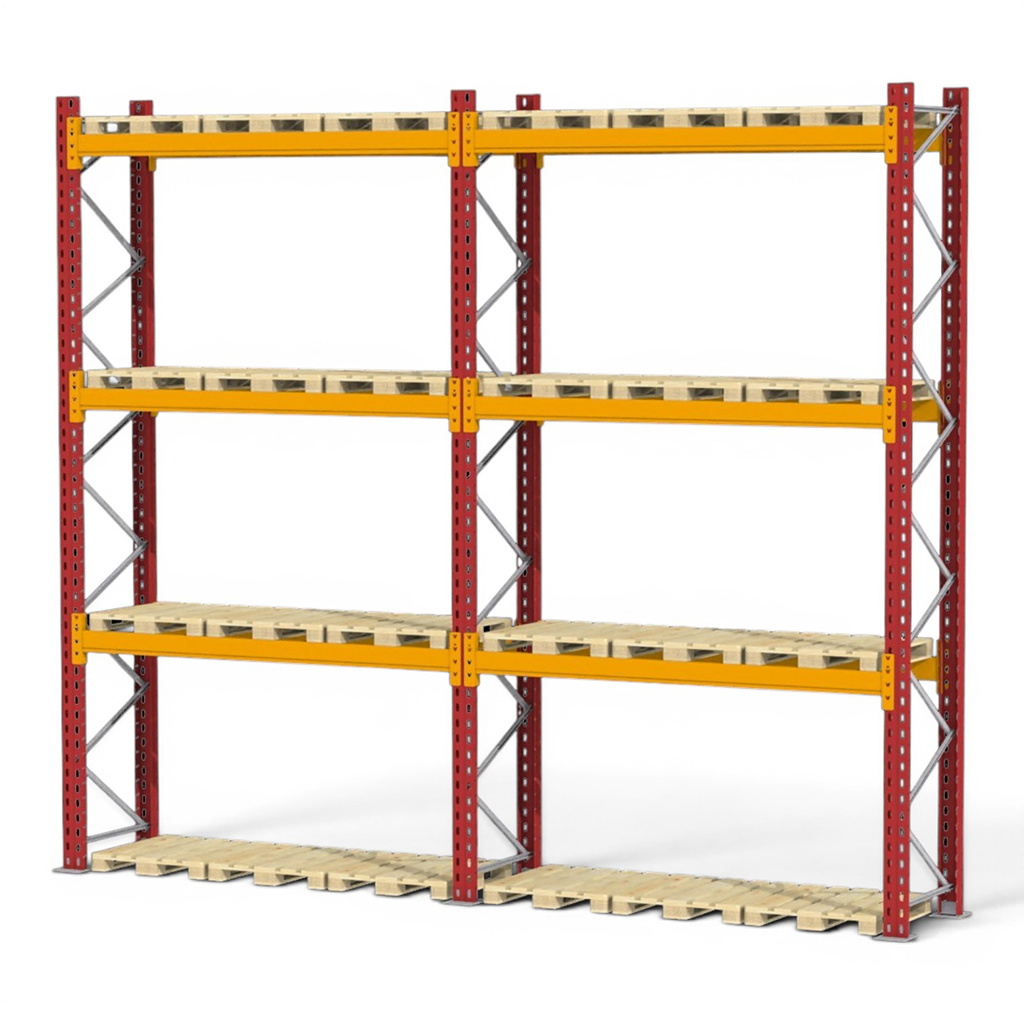 Dexion 0+3 H-480 L-546 scaffale portapallet 900 kg 24 posti