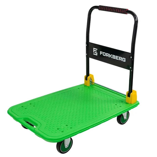 Forkberg carrello piattaforma pieghevole verde portata 400 kg