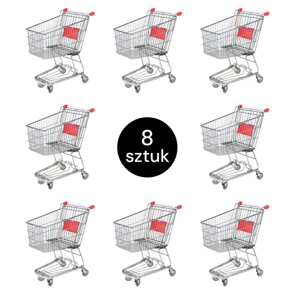 Produs Classic Carrello Spesa 100 L con Seggiolino Set 8 Pezzi