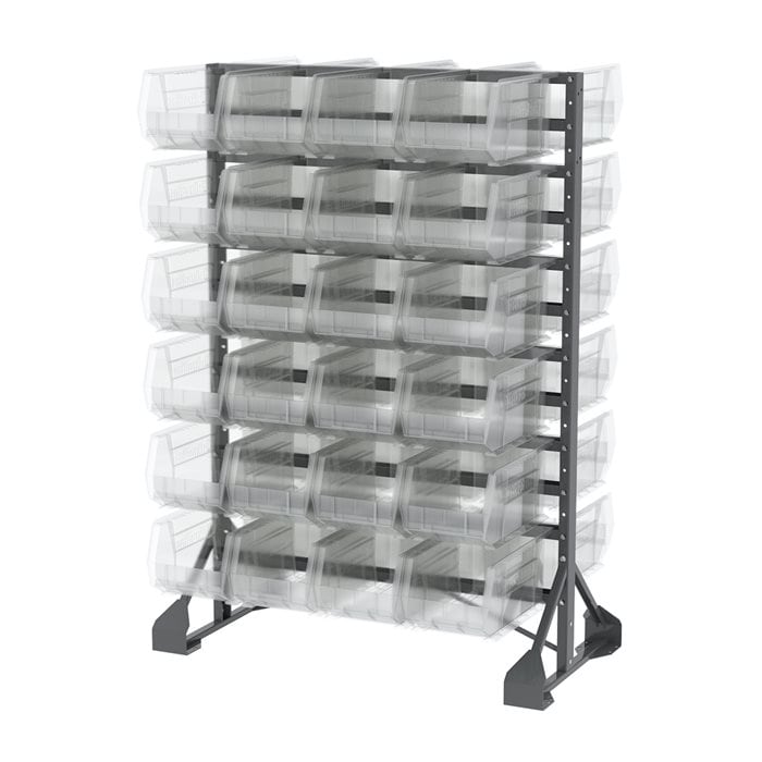 Akro-Mils 30016240 rastrelliera doppia con 48 cassette