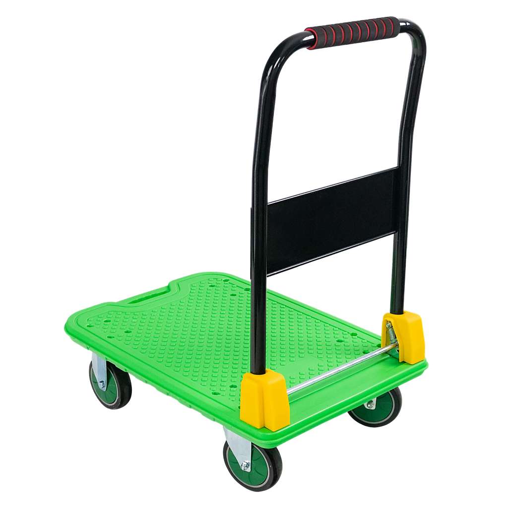 FORKBERG carrello piattaforma pieghevole 300 kg verde