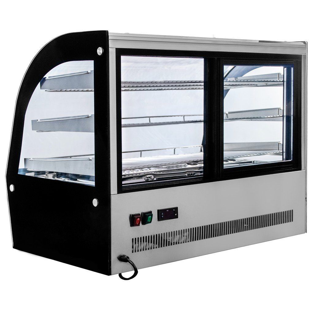 Mega-M Clara Mini S90 vetrina riscaldata da banco inox 90 cm