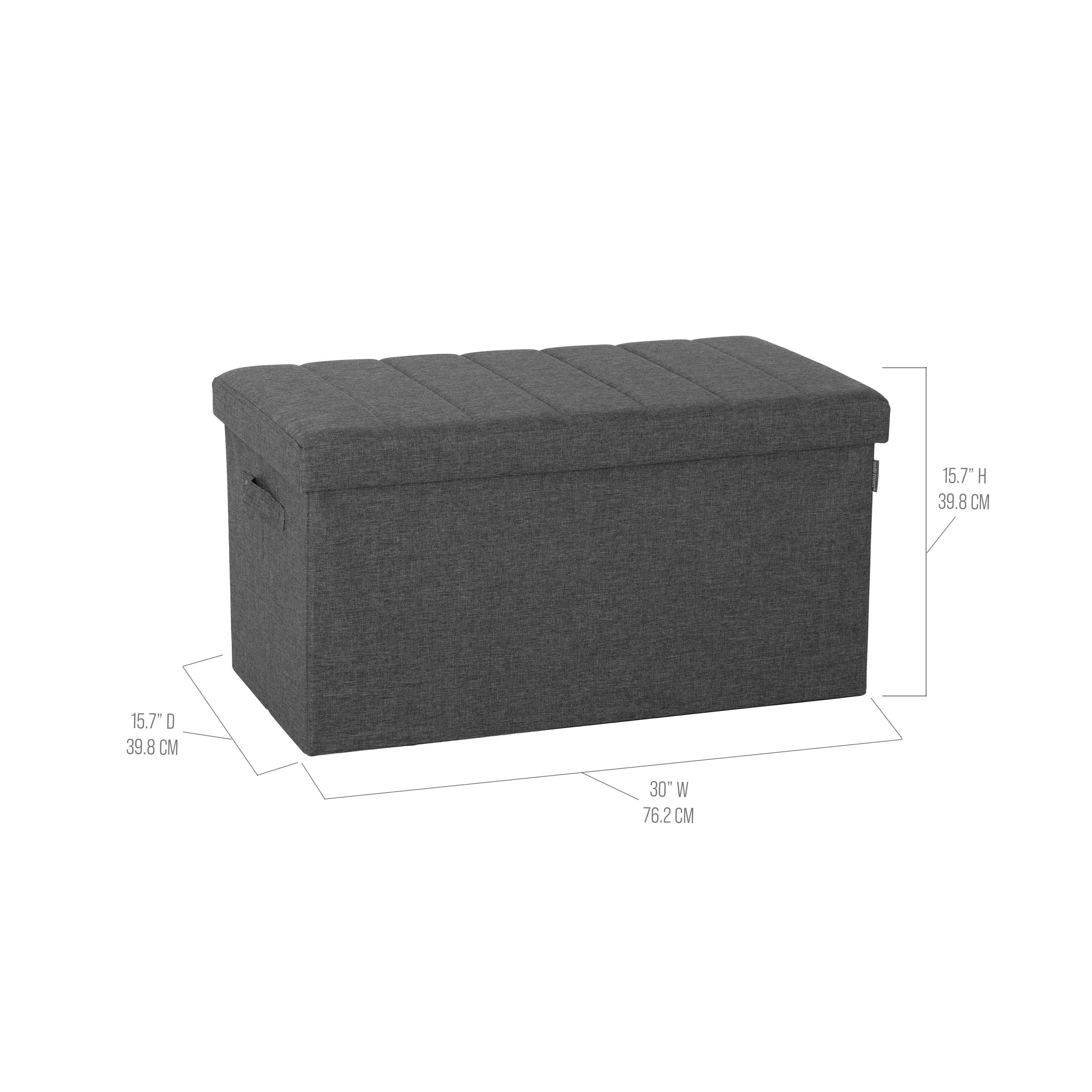 Seville Classics baule contenitore grigio 76 cm 400 lb