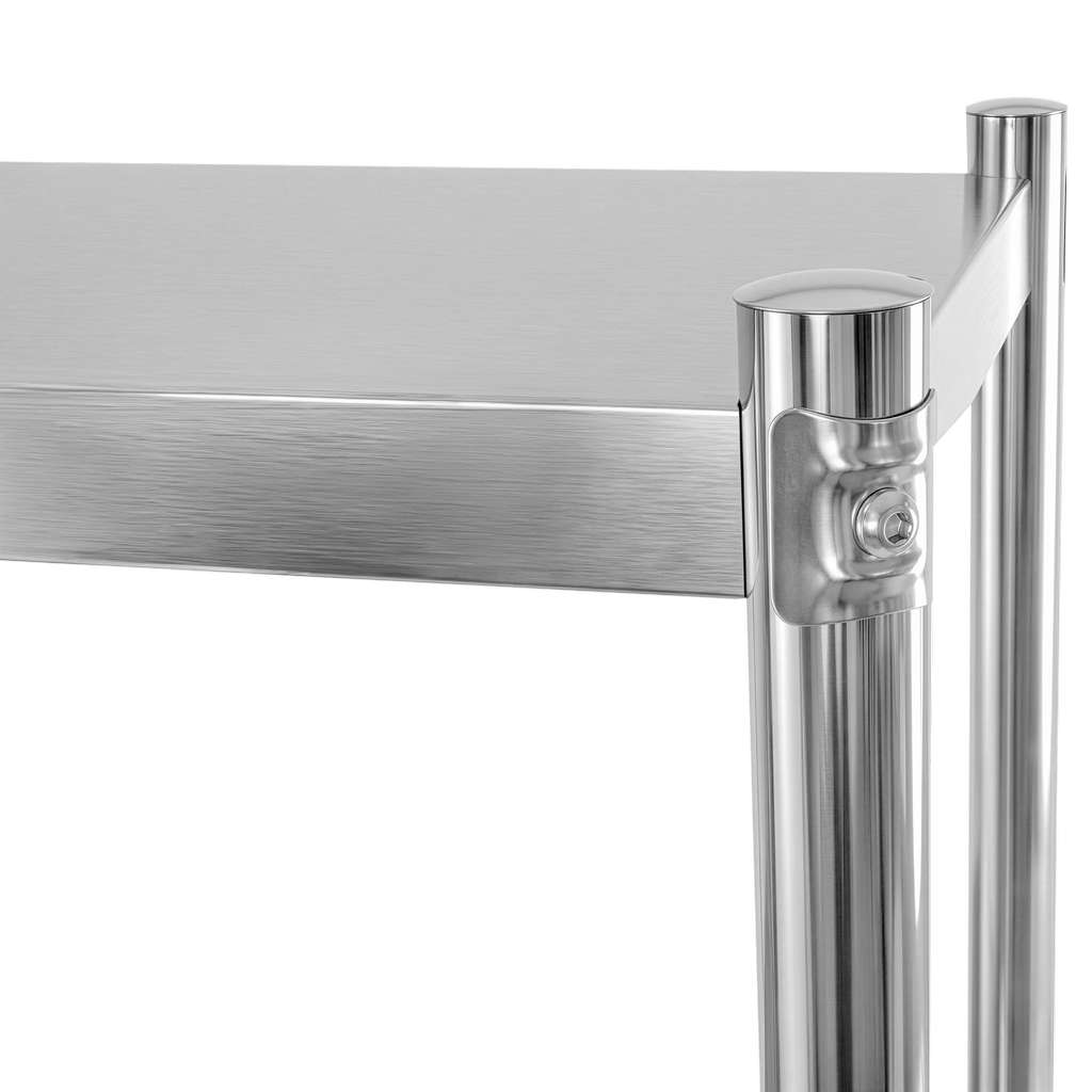 Mega-M X Standard scaffale inox 120x60x180 cm 4 ripiani