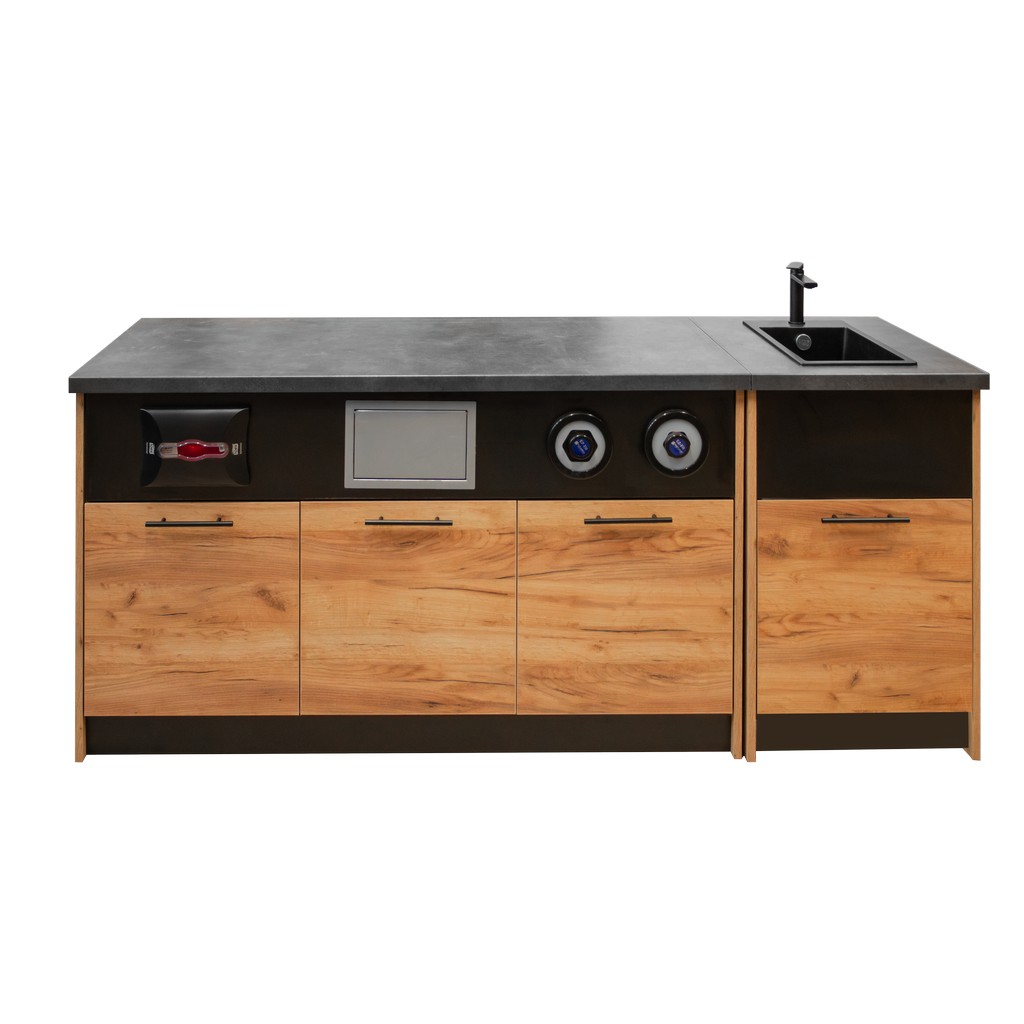 Mega-M H-90 L-54 G-60 mobiletto lavello rovere kraft
