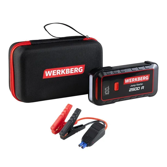 Werkberg AL004 avviatore batteria 25800mAh 2500A 12V