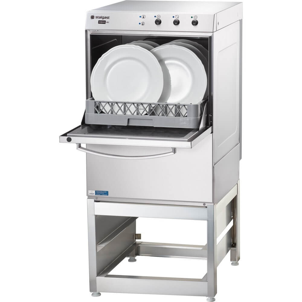 Lavastoviglie Stalgast 801502 a capote con dosatore 3,4/4,9 kW