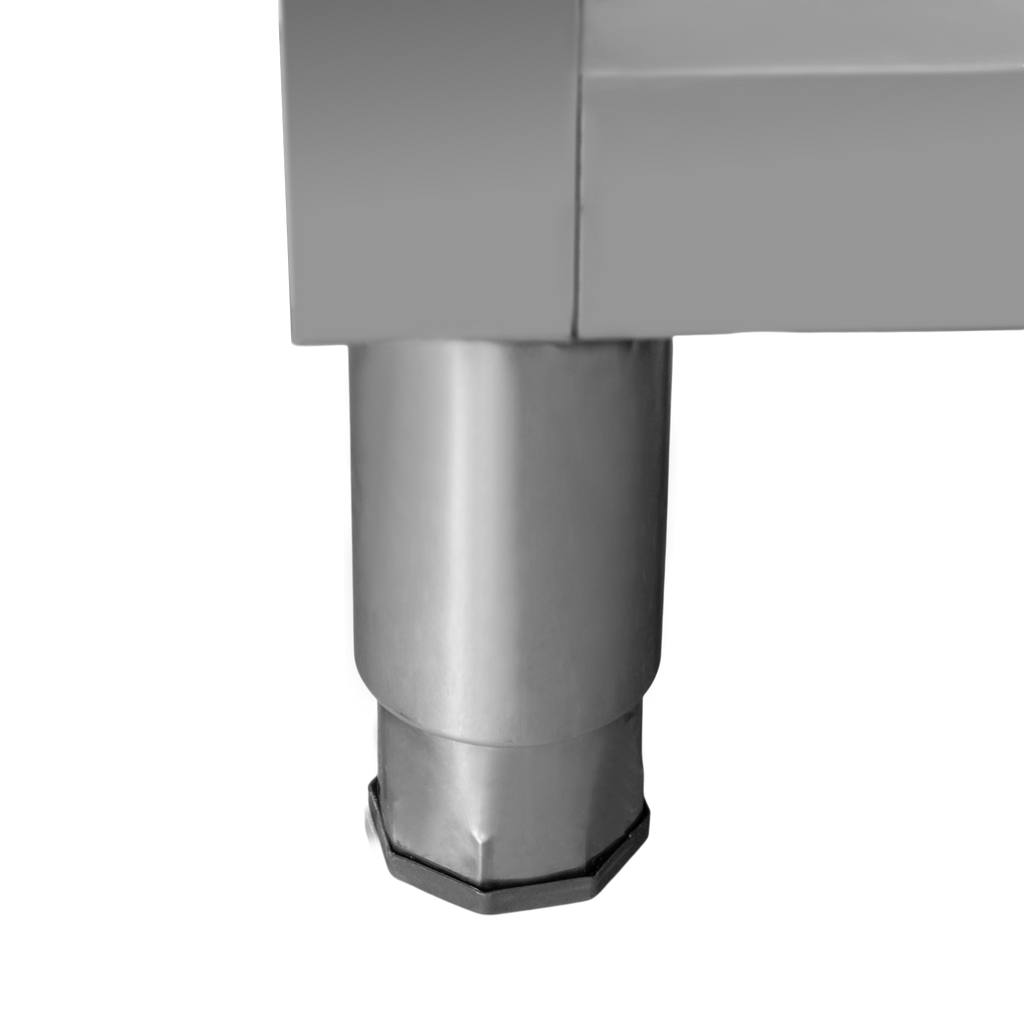 Mega-M 150x70x85 tavolo inox con armadio porte scorrevoli