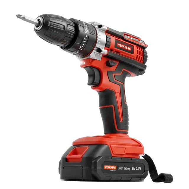Werkberg WKRKQ102 Avvitatore a batteria 2 batterie