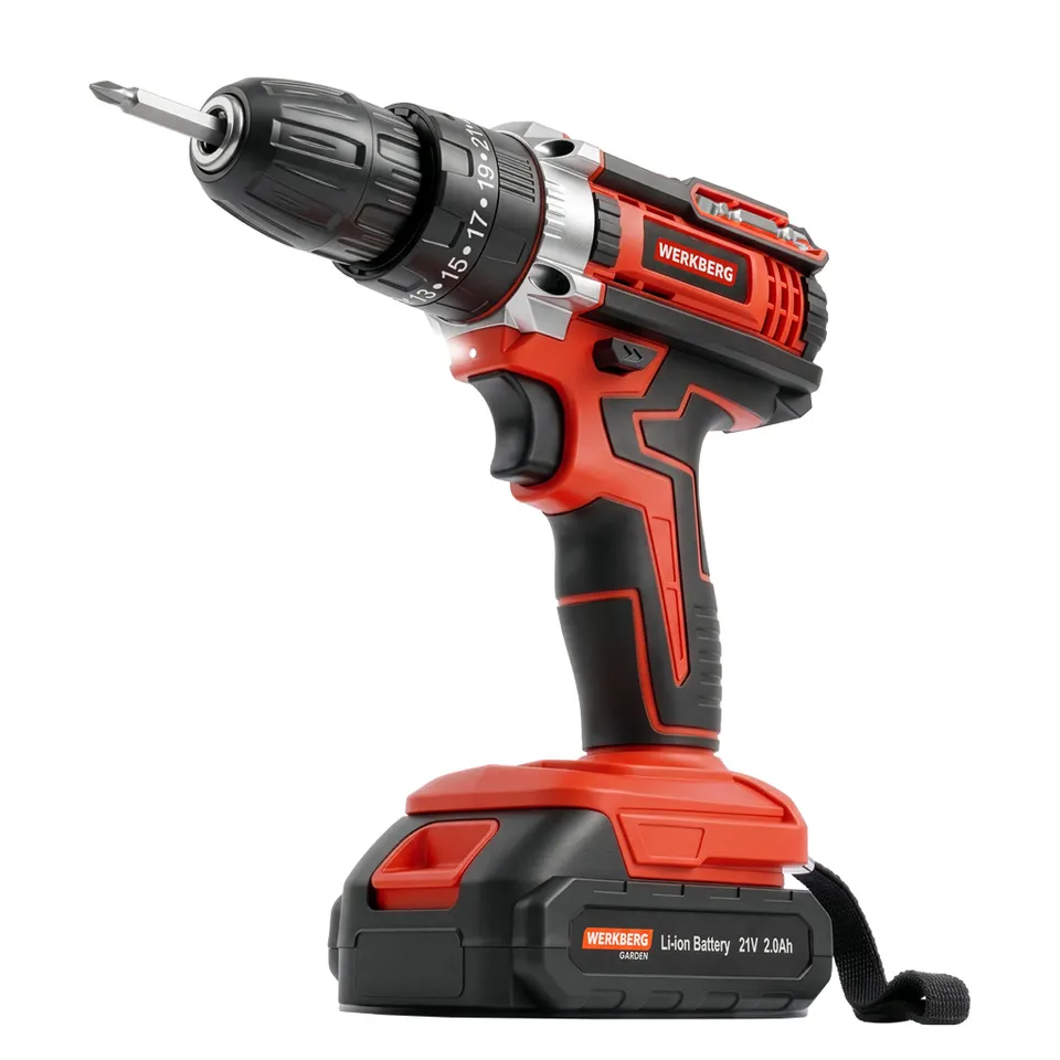 Werkberg WKRKQ102 Avvitatore a batteria 2 batterie