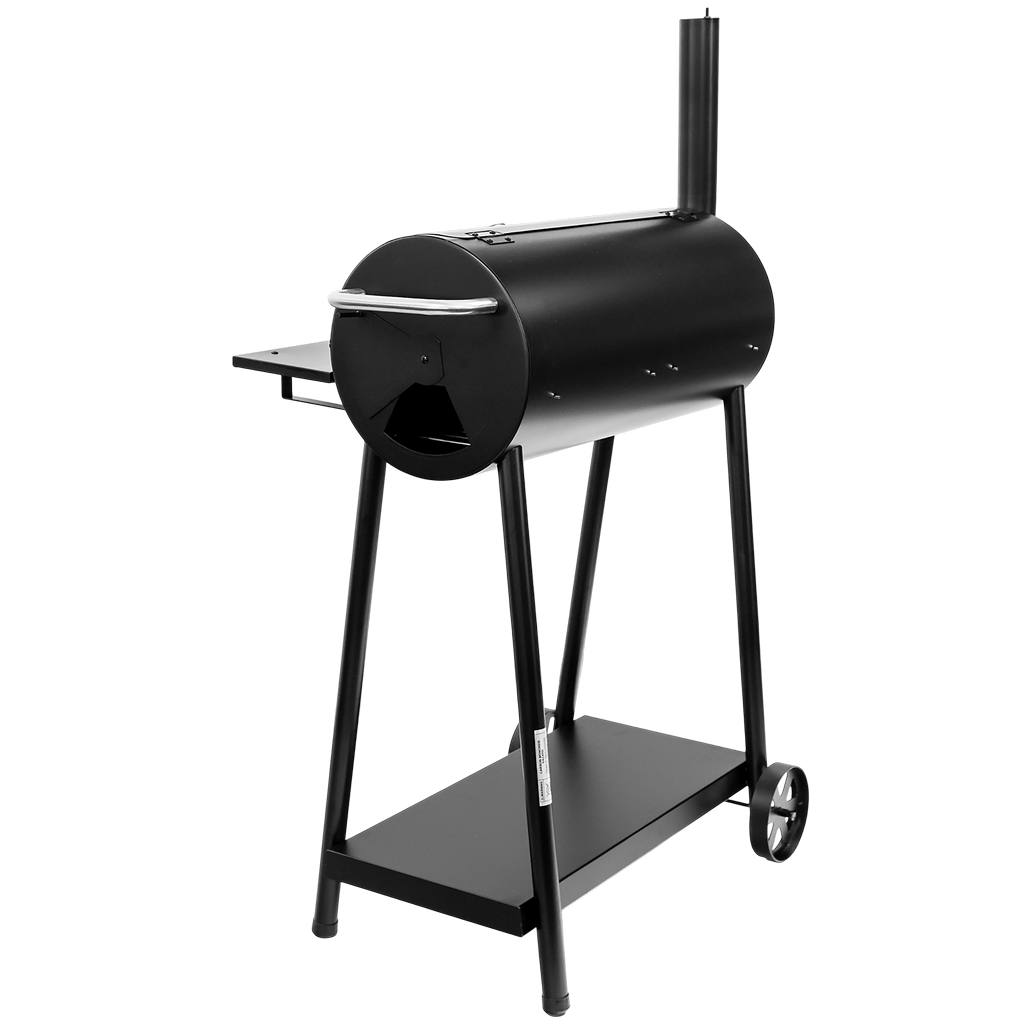 Mega-M barbecue a carbone a botte con camino 53x29 cm
