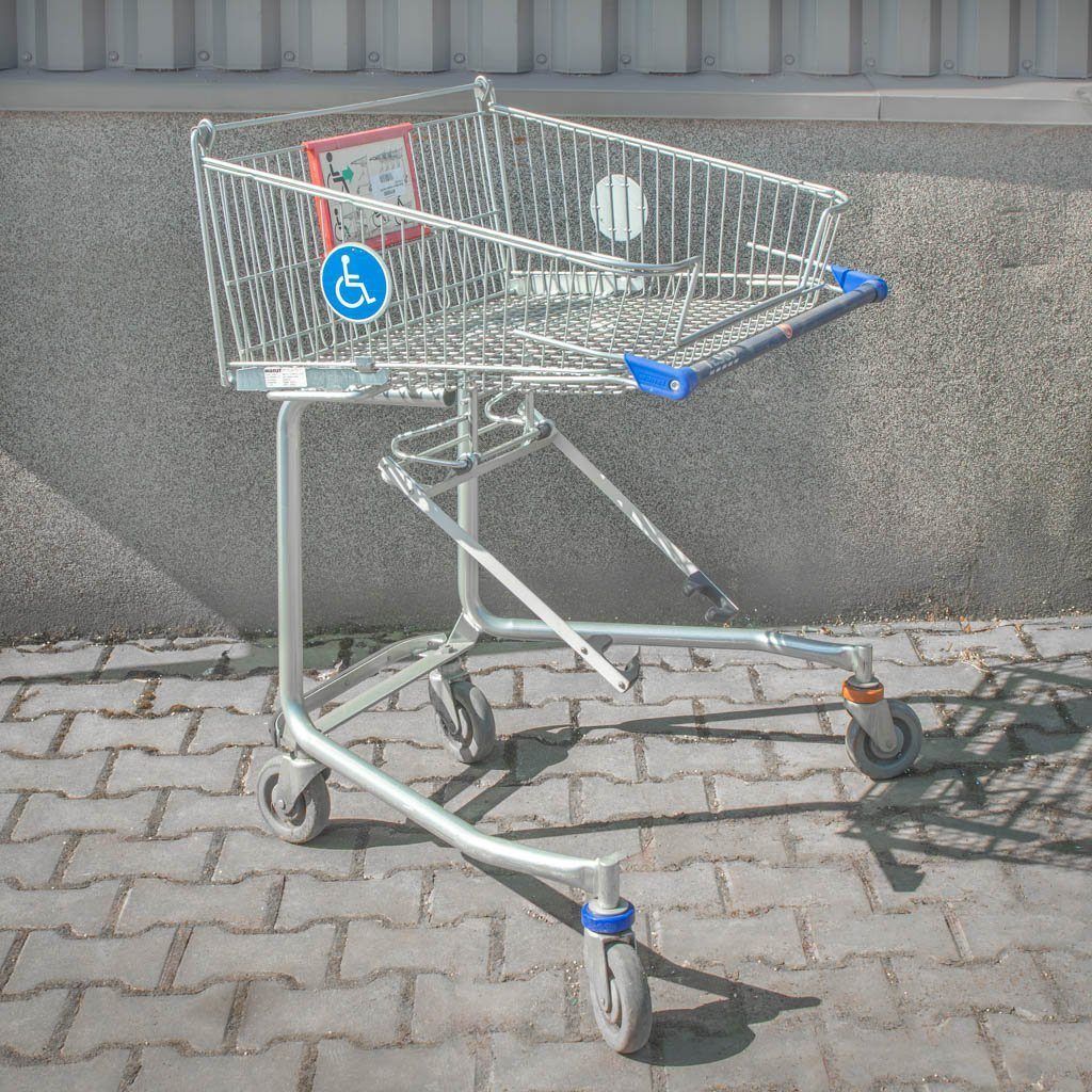 Wanzl S-85 carrello spesa disabili 90 L zincato