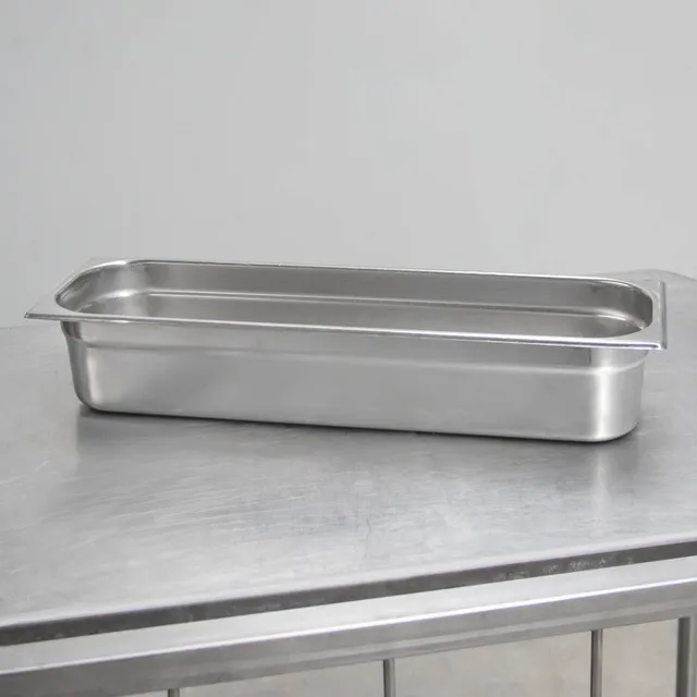 Contenitore GN 2/4 inox 16,2x53x10 cm usato