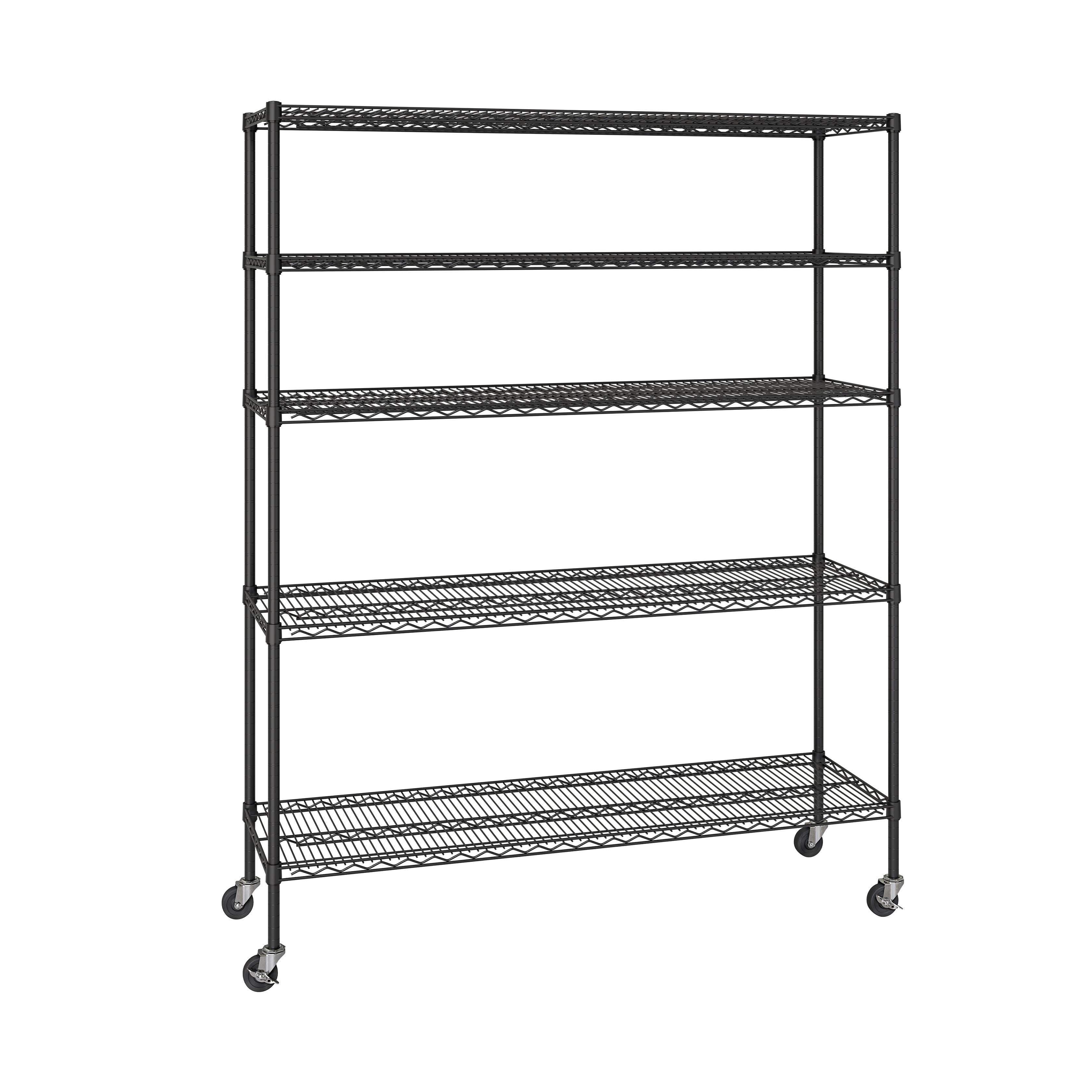 Seville Classics UltraDurable Scaffale Acciaio 5 Ripiani 152 cm