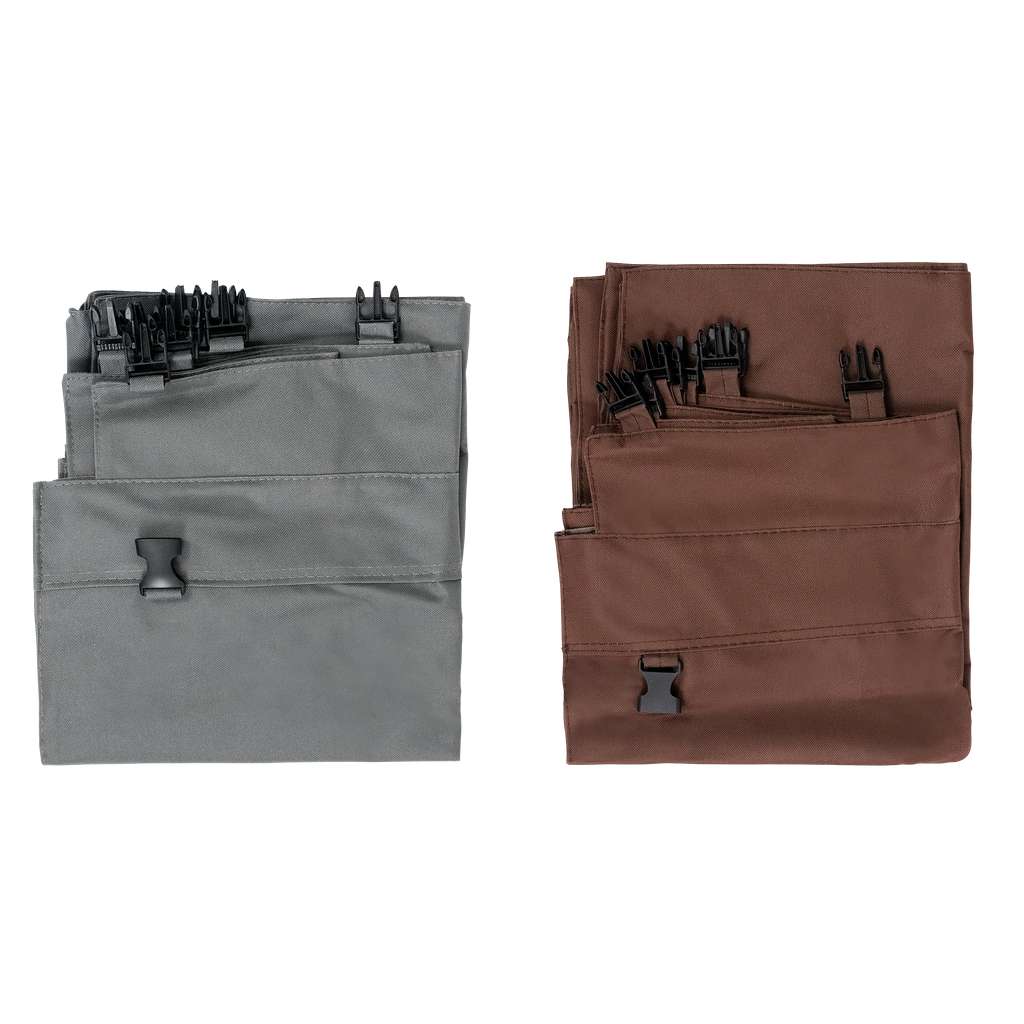 Mega-M MTP006698 sacco biancheria 200 L grigio-marrone