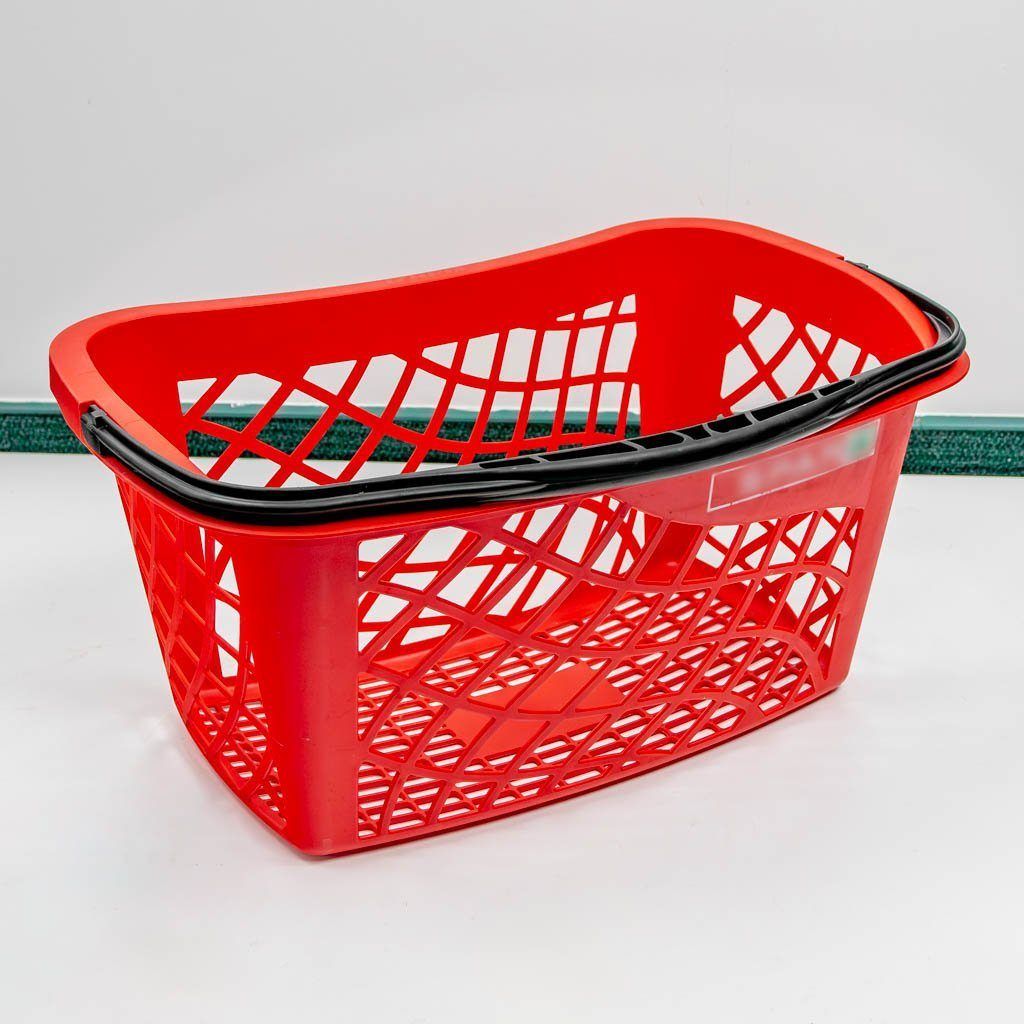 Wanzl GT26 Cestino Spesa Rosso in Plastica Riciclata