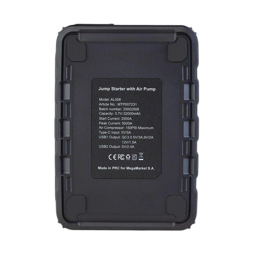 Werkberg AL008 Avviatore Batteria 32000mAh con Compressore