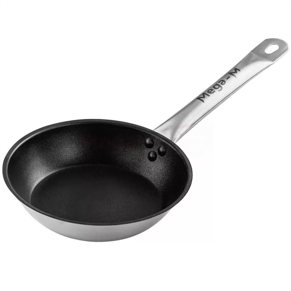 Mega-M padella antiaderente acciaio inox 22 cm induzione