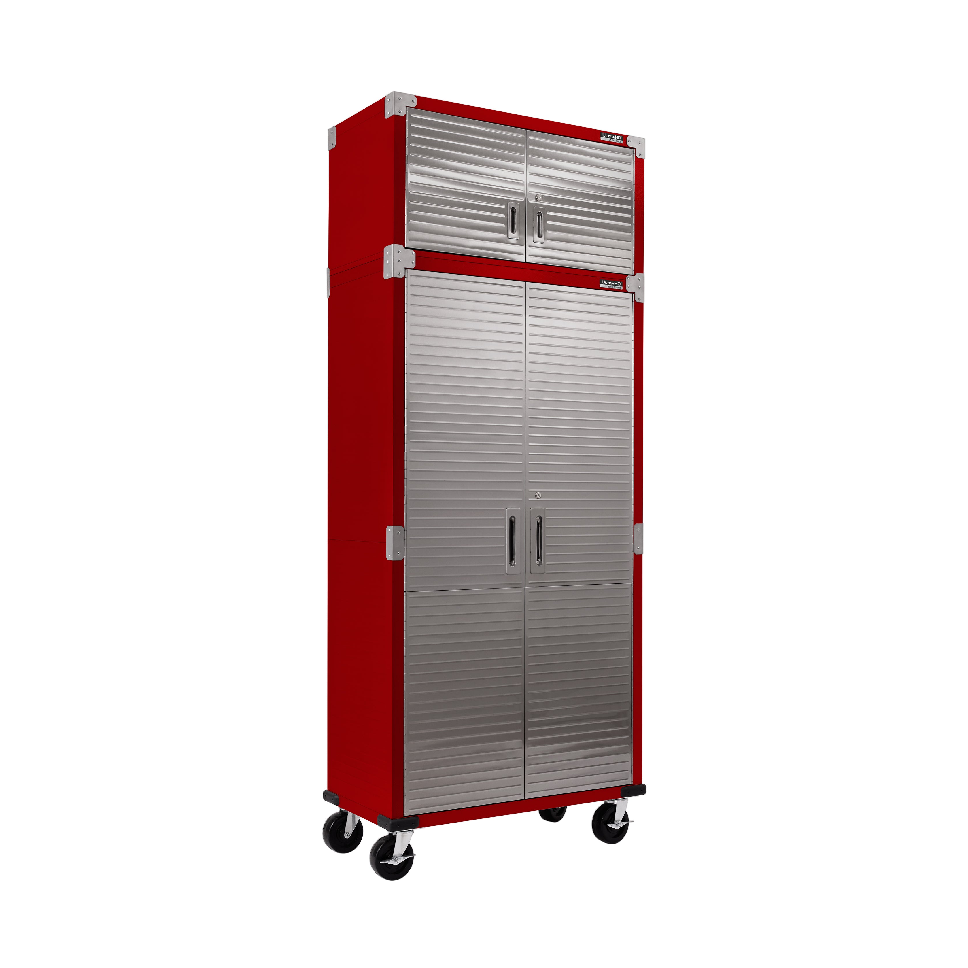 Seville Classics UltraHD pensile impilabile rosso 91x46