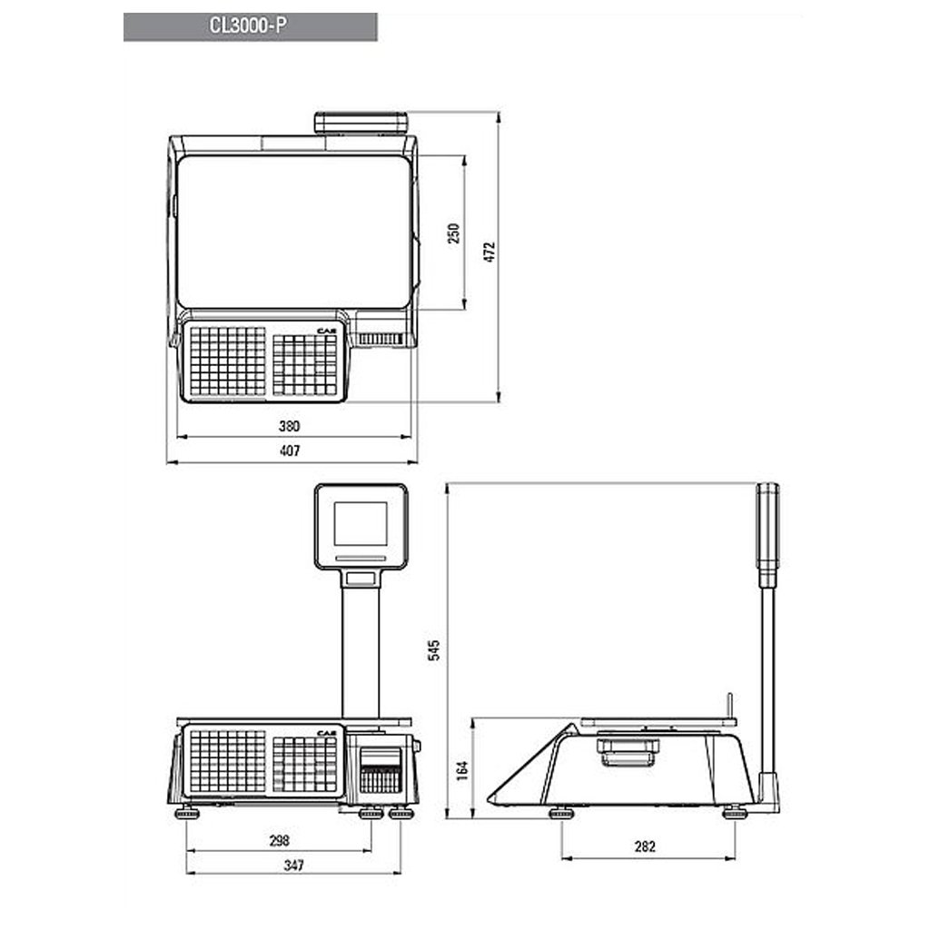 CAS CL3000 15P bilancia etichettatrice