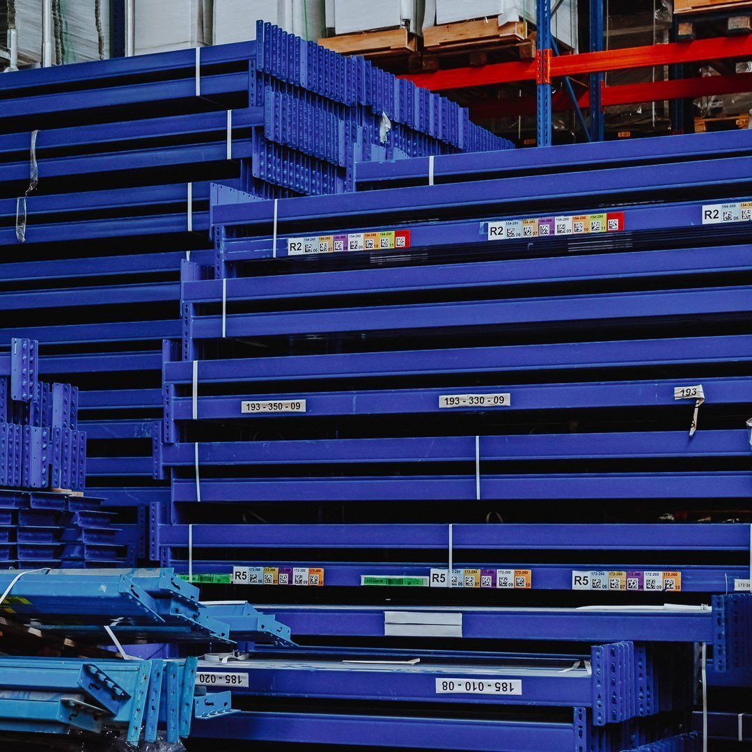 BITO L-190 cm traversa portapallet 190 cm blu portata 3000 kg