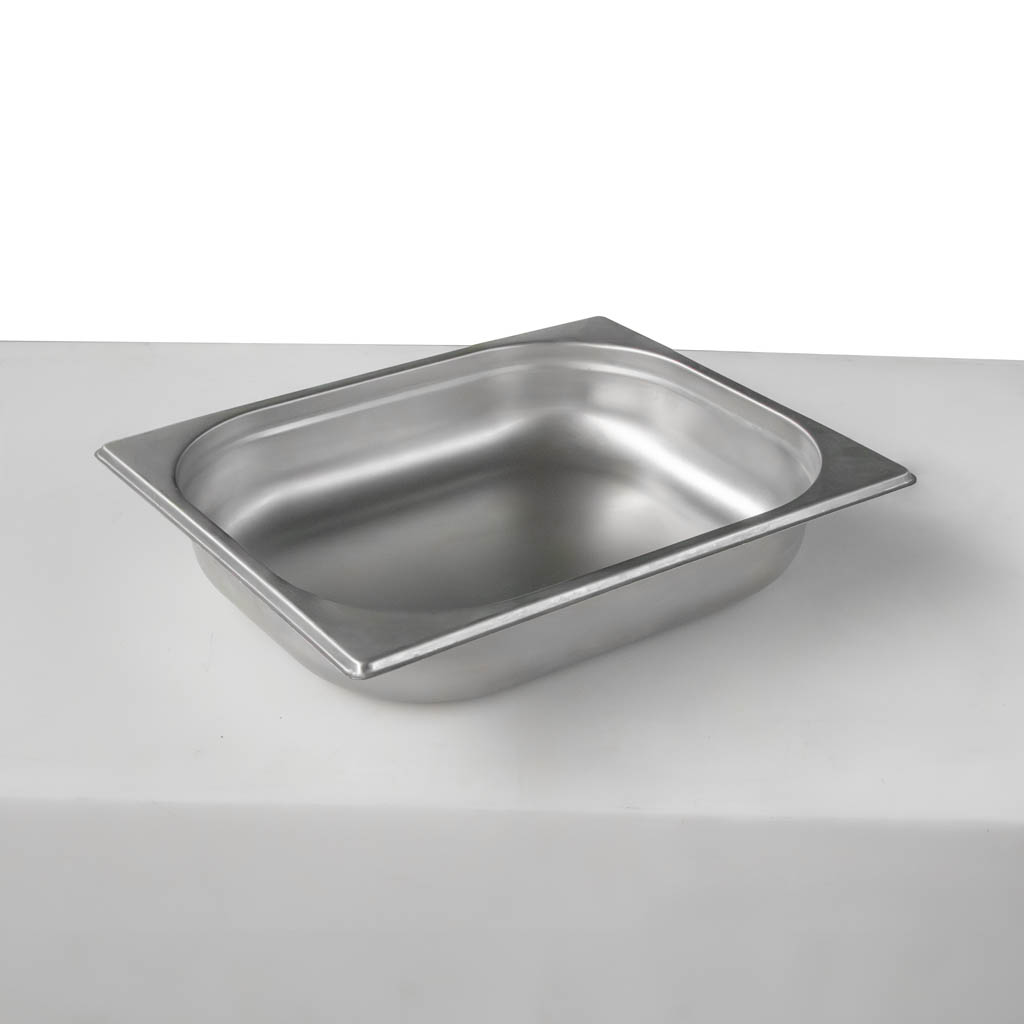 Bacinella GN 1/2 32,5x26,5x6,5 cm inox usata