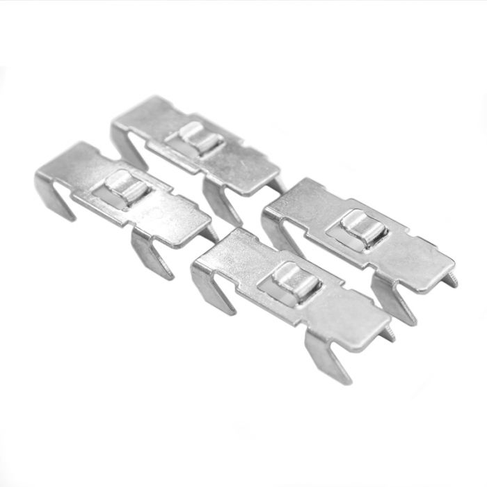 Seville Classics UltraHD ganci scaffale set 4 pezzi acciaio zincato